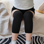 1 Pair Thermal Wool Knee Brace Sleeves – Warm Leg Support & Pain Relief (Black)