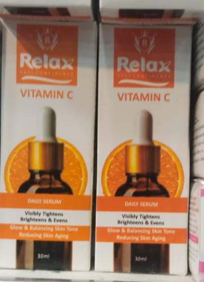 Relax Vitamin C Daily Face Serum – Brightening, Anti-Aging & Hydrating (30ml)