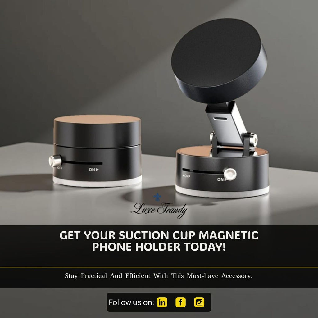 Grip Pro - 360° Foldable Magnetic Car Phone Holder