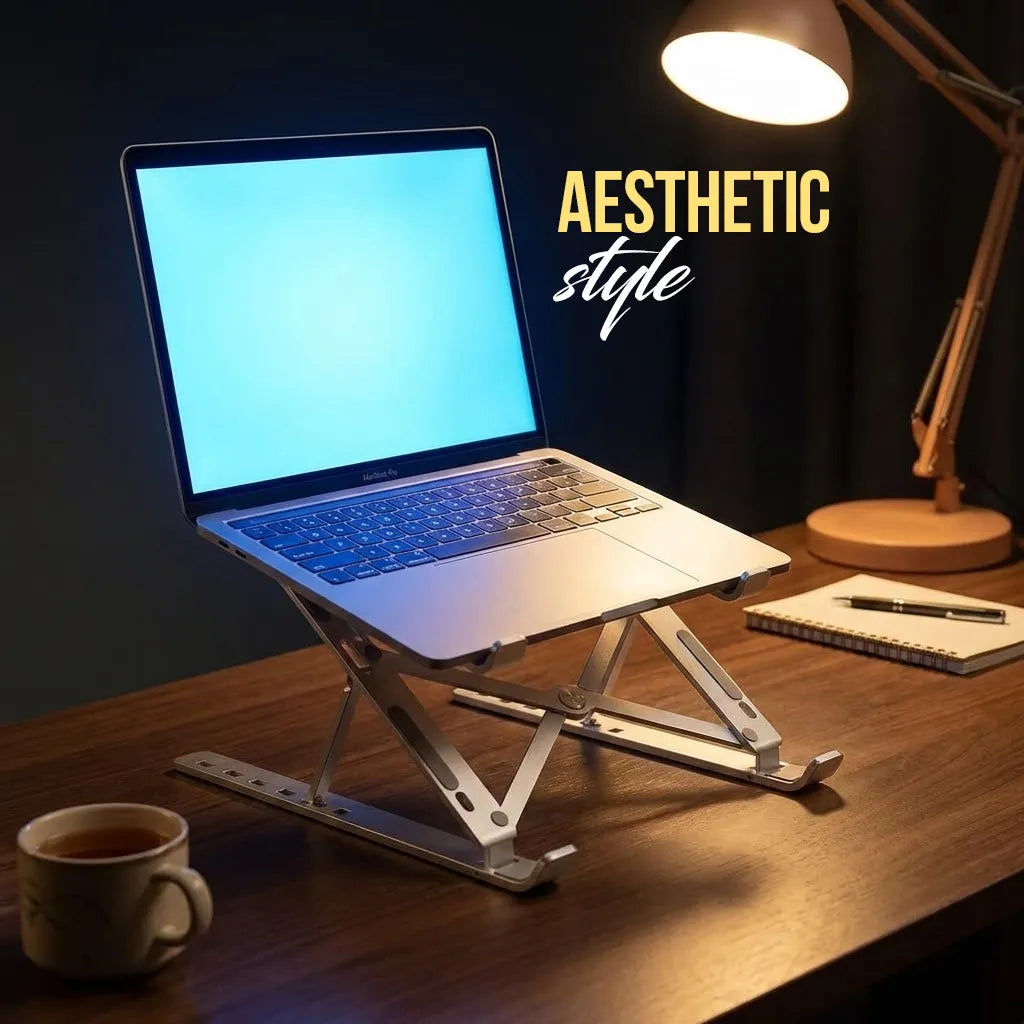 Foldable Laptop & Tablet Holder Stand-18 Inch Laptop Stand