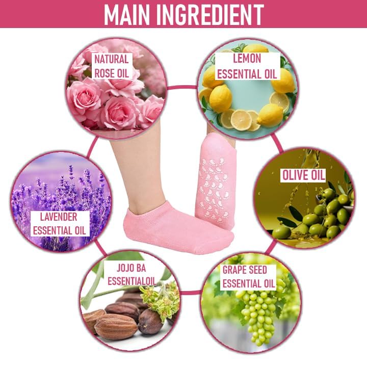 Moisturizing Spa Gel Socks