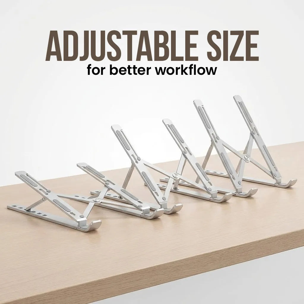 Foldable Laptop & Tablet Holder Stand-18 Inch Laptop Stand