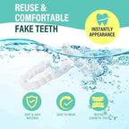 Snap-On Veneers Teeth – Instant Whitening Smile for Men & Women