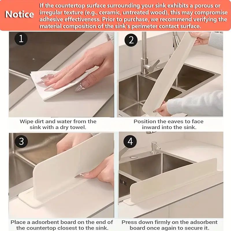 Sink Water Splash Guard