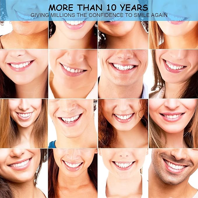 Snap-On Veneers Teeth – Instant Whitening Smile for Men & Women