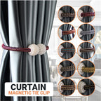 Magnetic Curtain Tiebacks - 2 Pack Pearl Buckle Tie Curtain