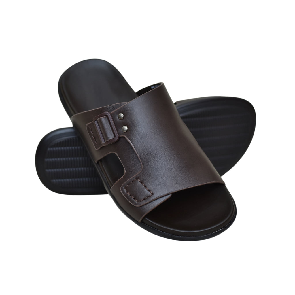 TRENDSSI | Men's Premium Brown Comfort Slipper