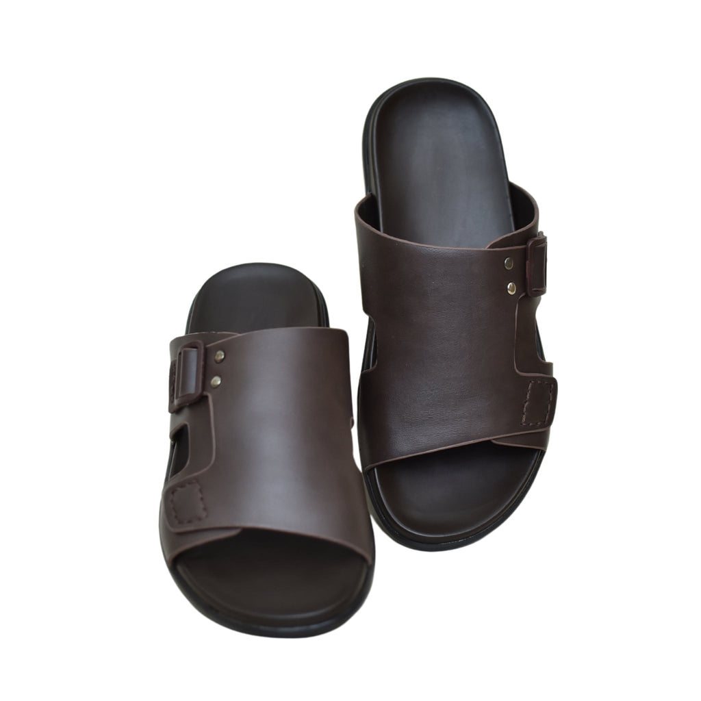 TRENDSSI | Men's Premium Brown Comfort Slipper