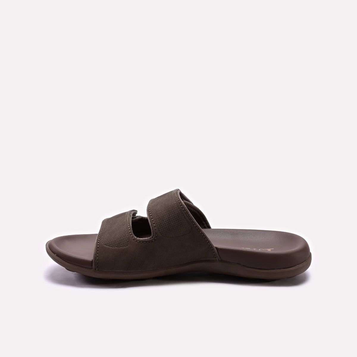 TRENDSSI | Executive Comfort Dual-Strap Slipper – Chocolate Brown Edition