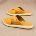 TRENDSSI | Women's Ultra-Light Buckle Slipper - Bright Yellow