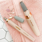 Electric Foot Grinder – Rechargeable Callus Remover with Sand Roller & Flashlight