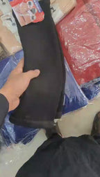 1 Pair Thermal Wool Knee Brace Sleeves – Warm Leg Support & Pain Relief (Black)