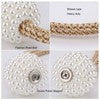 Magnetic Curtain Tiebacks - 2 Pack Pearl Buckle Tie Curtain