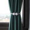 Magnetic Curtain Tiebacks - 2 Pack Pearl Buckle Tie Curtain