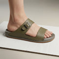 TRENDSSI | Adjustable Buckle Slipper - Olive