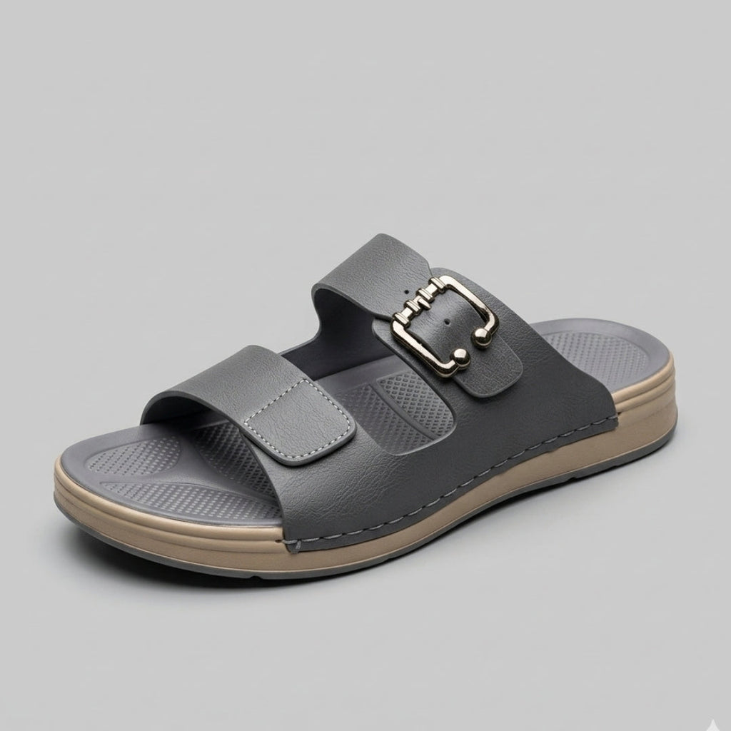 TRENDSSI | Dual-Tone Signature Slipper - Gray